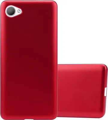 Produktbild von Cadorabo Schutzhülle für HTC Desire 12 Hülle in Rot Handyhülle TPU Silikon Etui Cover Case