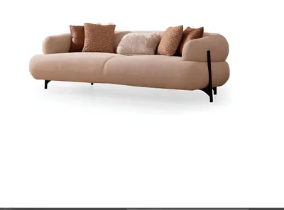 Produktbild von Sofa 3 Sitzer Design Sofas Polster Couchen Leder Relax Sitz Möbel Modern Relax