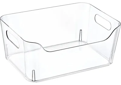 Produktbild von Rechteckiger Kühlschrank Organizer transparent 23x16x9,5 cm