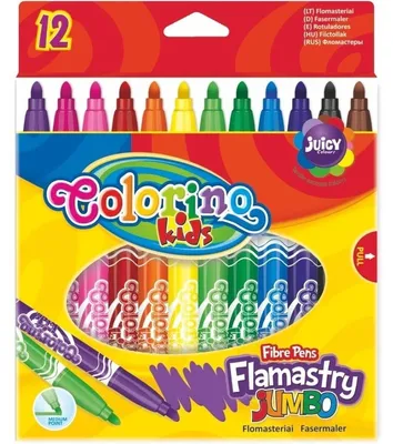 Image de JUMBO COLORINO Marqueurs 12 couleurs 14113