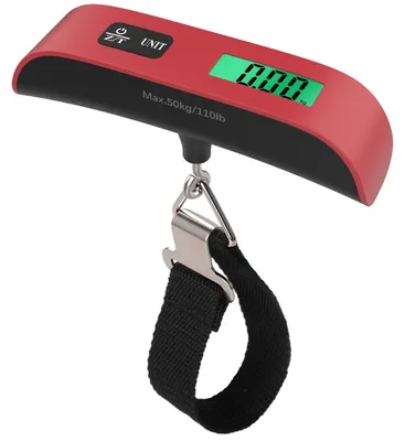 Image de Balance numérique pour bagages, écran LCD, capacité maximale de 50 kg, compacte