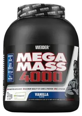 Produktbild von Weider Mega Mass 4000/ 3kg Dose Hardgainer CREAPURE Vanille