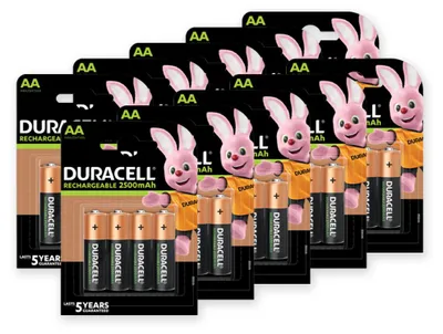 Produktbild von Duracell - Batterie wiederaufladbare Duracell AA Ultra RCR 2500mah | Blasen Sie ein 4 -Stück | 10 Stück