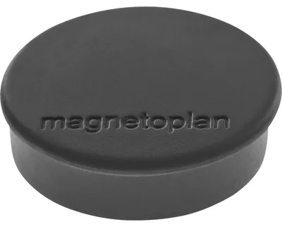 Produktbild von Magnetoplan 1664512, Tafelmagnet, Schwarz, 0,3 kg, 24 mm, 8 mm, 10 Stück(e)