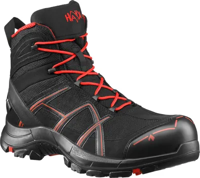 Produktbild von HAIX Sicherheitsstiefel Black Eagle Safety 40.1 Mid S3 ESD SRC DGUV Gr. 47,5 schwarz/rot