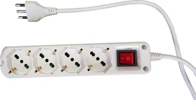 Image de Multiprise à 5 prises avec interrupteur à bascule
