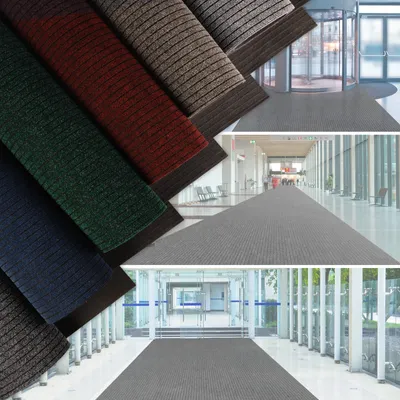 Produktbild von Teppich Atlas für Events & Messen robust schmutzabweisend Anthrazit 200x400 cm