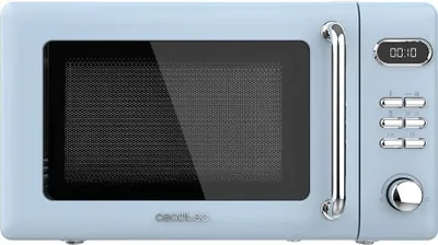 Produktbild von Mikrowelle mit Grill Proclean 5110 Retro Blue, 700 W in 5 Stufen, Timer bis 60 Minuten, 8 Programme und Auftaumodus, Vintage-Design in Blau