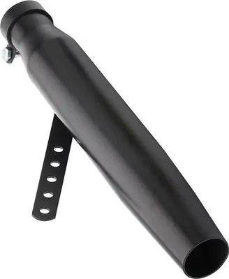 Obrázek produktu pro Výfuková trubka pro motocykly, nerezová ocel, redukce hluku, tlumič výfuku, univerzální pro motocykly typu B, černá