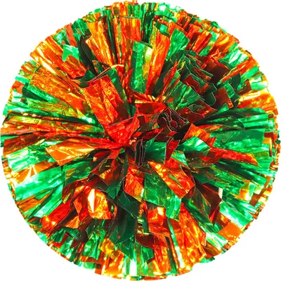 Produktbild von 6 Stück Cheerleading-Pom-Poms Mit Einfach Zu Greifendem Ring, Sport-Tanz-Cheer-Plastik-Pom-Poms Cheerleading Für Sport-Teamgeist-Jubel(Gold & Grün)