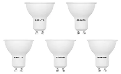 Produktbild von Asalite GU10 LED-Spot 7W 600lm 3000K warmweiß 5 Stück