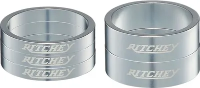 Obrázok produktu pre Sada rozperiek Ritchey, 1 1/8"/28.6, 2x10mm/3x5mm, strieborná