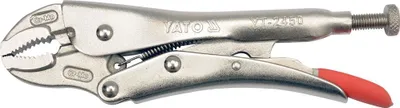 Obrázok produktu pre Yato YT-2450, Uzamykacie kliešte, Červená, Nerezová oceľ, 180 mm, 396 g