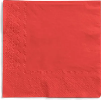 Produktbild von Sovie HORECA Serviette in Rot aus Tissue 3-lagig, 40 x 40 cm, 100 Stück