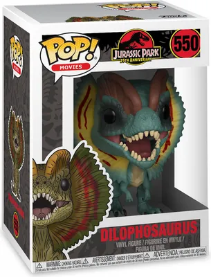 Produktbild von Jurassic Park - Dilophosaurus 550 - Funko Pop! - Vinyl Figur