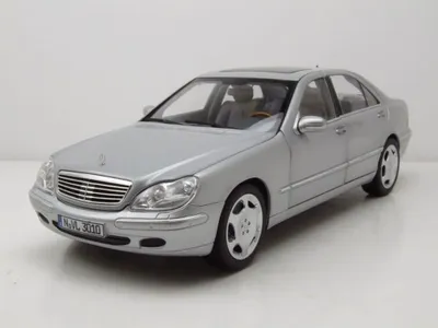Produktbild von Norev 183810 Mercedes S600 S-Klasse W220 1998 silber 1:18