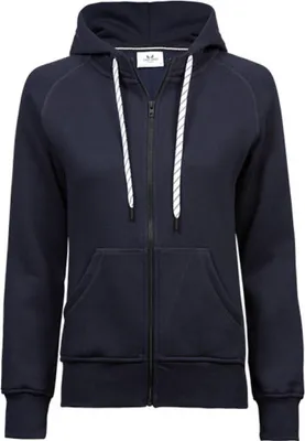 Immagine prodotto di Tee Jays 5436 | Felpa con cappuccio e zip da donna - Colore: Navy - Taglia: XXL