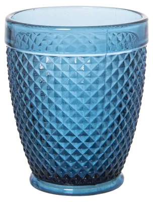 Obrázok produktu pre Sada 6 sklenených pohárov, objem 300 ml, modrej farby