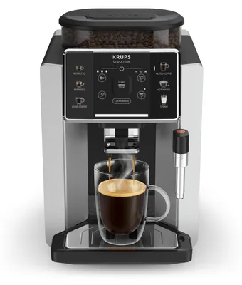 Produktbild von Krups EA910E10 , Kaffeevollautomat , schwarz-silber