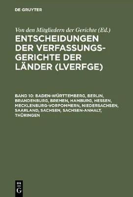Produktbild von Baden-Württemberg, Berlin, Brandenburg, Bremen, Hamburg, Hessen, Mecklenburg-Vorpommern, Niedersachsen, Saarland, Sachsen, Sachsen-Anhalt, Thüringen