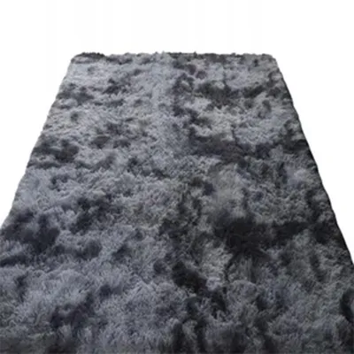 Obrázek produktu pro Plyšový Koberec Tmavě Šedý Měkký Huňatý Tlustý 300X200Cm