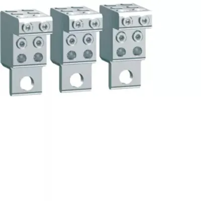 Immagine prodotto di Terminali Hager P160 montaggio Cu/Al 3P 6x4-25mm² HYS055H
