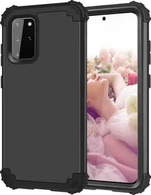 Produktbild von Mobigear Ultra Tough  Samsung Galaxy S20 Plus Hülle Hardcase Backcover Stoßfest - Schwarz