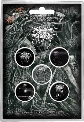 Produktbild von Darkthrone Old Star Anstecker 25 mm