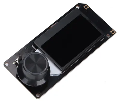 Zdjęcie produktu dla Moduł wyświetlacza LCD Mini 12864 z gniazdem na kartę pamięci – akcesoria do drukarek 3D dla Marlin DIY, biały na tle RGB