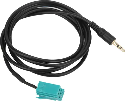 Obrázok produktu pre Auto Audio kábel 3,5 mm AUX Stereo vstupný adaptér vhodný pre Clio/Megane/Espace/Kangoo/Laguna/Scenic/Trafic 2005?2011