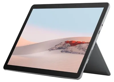 Produktbild von Microsoft Surface Go 2 128 GB SSD 8 GB RAM Intel Pentium 4425Y W10 Silver mit Type Cover KB-Swiss Gut