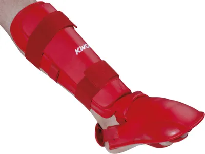 Produktbild von Karate Schienbein- / Spannschutz ROT M