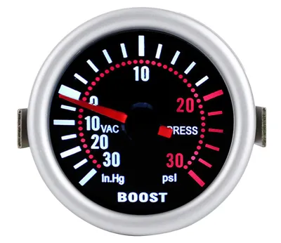 Image de Jauge de pression turbo 2 en 1 12 V ?30–30 PSI avec aiguille – Jauge de pression turbo pour voiture haute précision