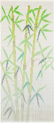 Image de Rideau de porte contre insectes Bambou 90 x 200 cm