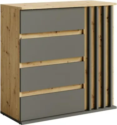 Produktbild von Kombikommode JAMUNDI - Artisan Eiche / Graphit