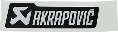 Zdjęcie produktu dla Naklejka Akrapovic odporna na wysoką temperaturę 135x40 mm - P-HST4ALMONO