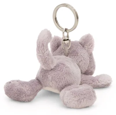 Produktbild von Nici Schlüsselanhänger Katze grau 10cm liegen
