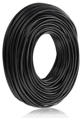 Basteldraht schwarz 3 mm x 15 m, Aluminium, für Schmuck und Basteln