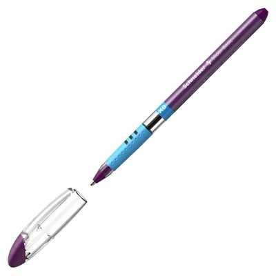 Produktbild von Schneider Schreibgeräte Slider Basic, Clip, Stick-Kugelschreiber, Violett, 10 Stück(e), Extradick
