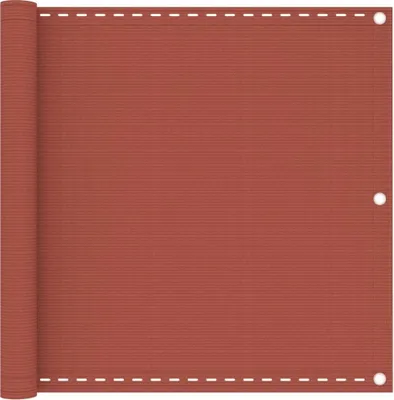 Produktbild von Balkon-Sichtschutz Terracotta-Rot 90x600 cm HDPE