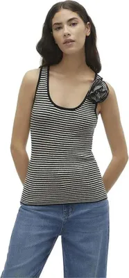 Produktbild von Vero Moda Bloom ärmelloses T-shirt Schwarz M Damen Schwarz M