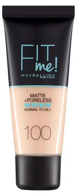 Produktbild von Maybelline Fit Me Matte + Poreless Flüssige Grundierung 100 Warmes Elfenbein 30 ml