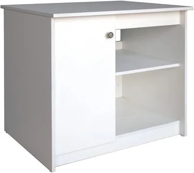 Produktbild von 69772 Terrariumschrank 60x50x66 cm Weiß, Unterschrank für Terrarien, Aquarien und Käfige