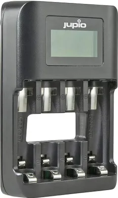 Obrázek produktu pro Jupio USB 4-slotová ultra rychlá nabíječka baterií LCD