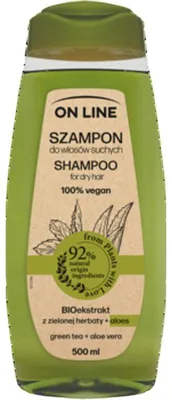 Imagen del producto de Champú OL From Plants With Love, ALOE VERA y TÉ VERDE, 500 ml