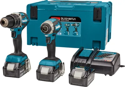 Obrázok produktu pre Kombinované náradie 2 18V (DTD153 + DHP484) (3x5,0 Ah) - MAKITA DLX2180TJ1