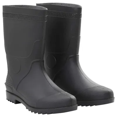 Zdjęcie produktu dla vidaXL Buty gumowe czarne rozmiar 45 PVC
