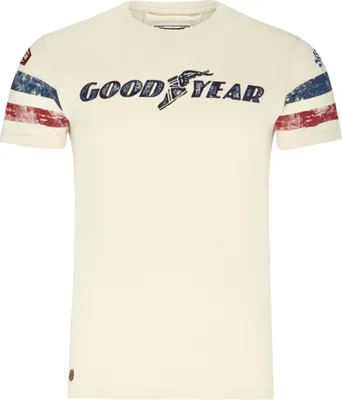 Produktbild von Goodyear T-Shirt GRAND BEND mit stylischem Markenprint Vintage Sand XXL