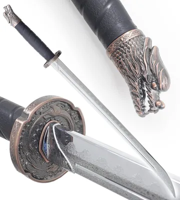 Produktbild von Polypropylen-Säbel Katana Silber Duncan Trainingsschwert Kampfschwert