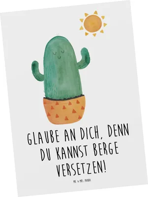 Produktbild von Mr. & Mrs. Panda Postkarte Selbstvertrauen stärken - Weiß - Geschenk, Vertrauen, Inspiration, Grußkarte, Vertrauem, Stärke, Herausforderungen meistern, Postkarten, Trost